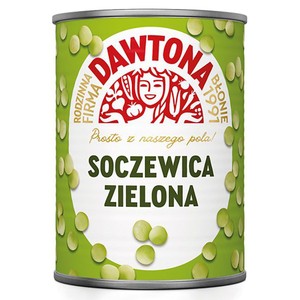 Soczewica zielona konserwowa Dawtona 400 g