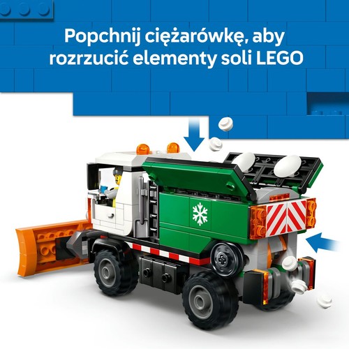 City Pług śnieżny 60490, zestaw z minifigurką LEGO 1 sztuka