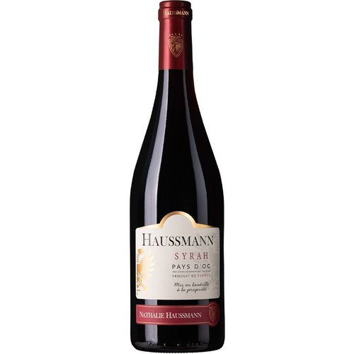 Wino czerwone wytrawne Syrah   Haussmann 750 ml