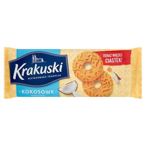 Herbatniki Kokosowe Krakuski 168 g