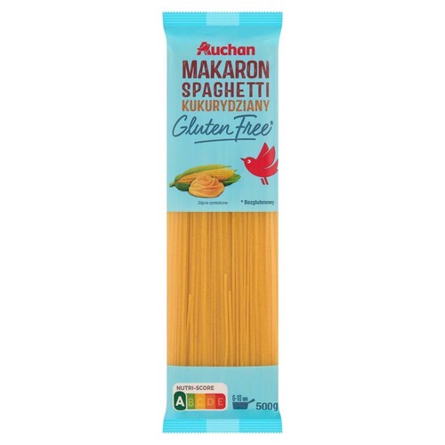 Makaron spaghetti kukurydziany bezglutenowy Auchan 500 g