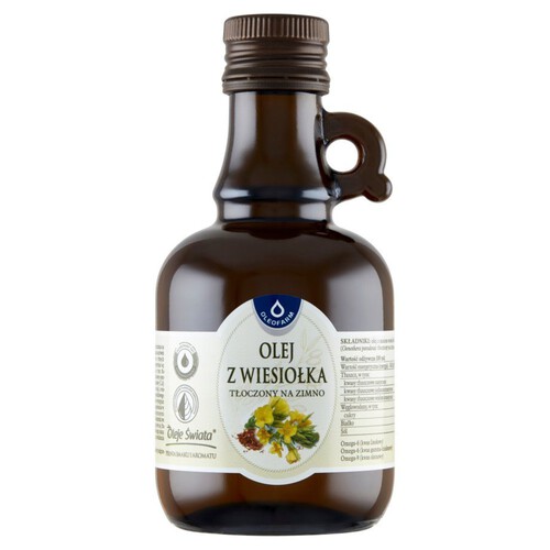 Olej z wiesiołka tłoczony na zimno Oleofarm 250 ml