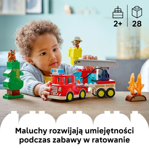 DUPLO® Moje miasteczko Wóz strażacki z wężem i strażakiem 10473 LEGO 1 sztuka