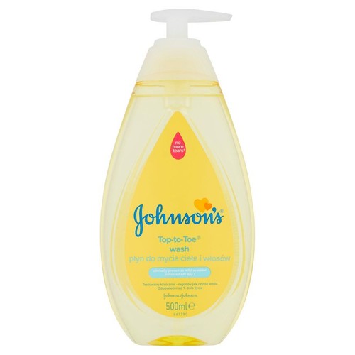 Płyn do mycia ciała i włosów Johnson's Baby 500 ml