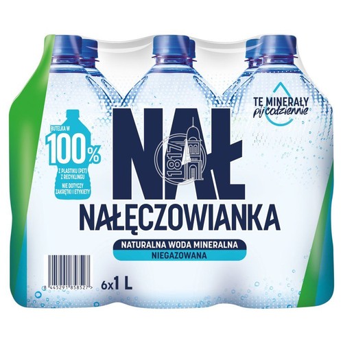 Woda mineralna niegazowana Nałęczowianka 6 x 1 l