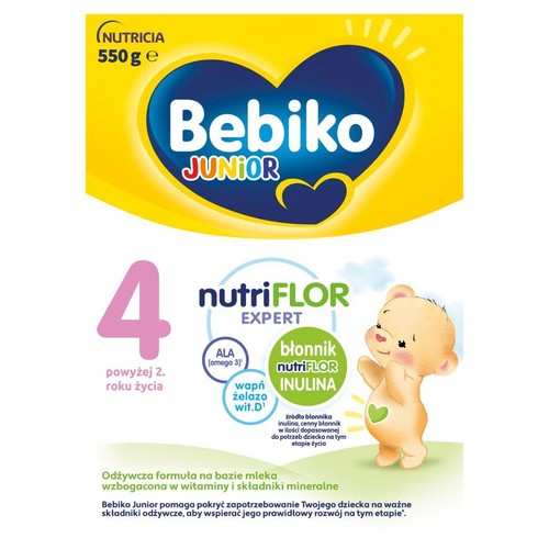 Mleko modyfikowane Junior nutriFlor Expert 4 od 2 roku   Bebiko 550 g