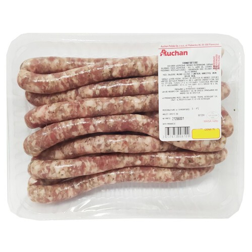 Frankfurterki Auchan na wagę ok. 500 g