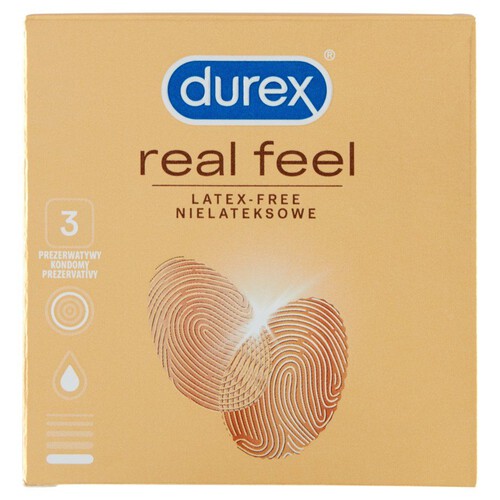 Realfeel Prezerwatywy  Durex 3 sztuki