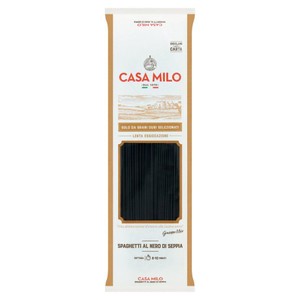 Makaron spaghetti al nero di seppia Casa Milo 500 g