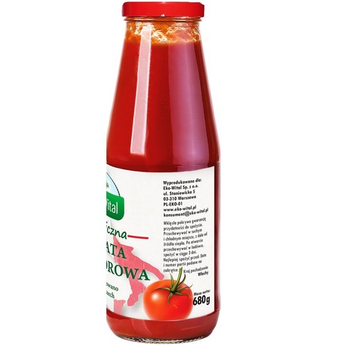 BIO Passata pomidorowa  EkoWital 680 g