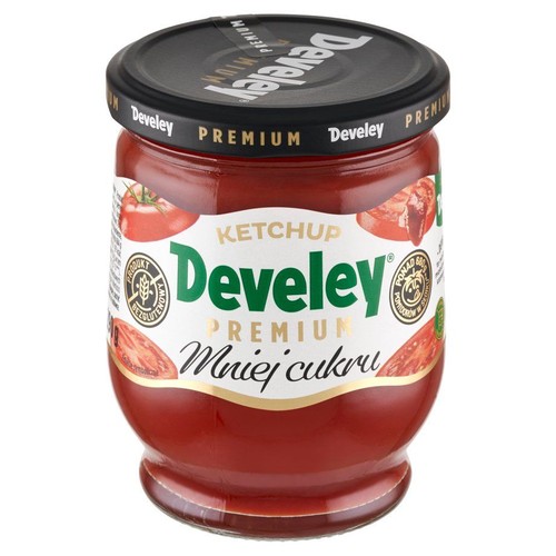 Ketchup Premium mniej cukru Develey 290 g