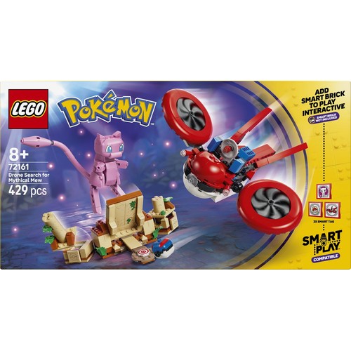 Pokémon SMART Play: Poszukiwania Mitycznego Mew za pomocą drona 72161 LEGO 1 sztuka