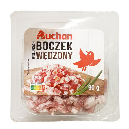 Boczek wędzony w słupkach Auchan 90 g