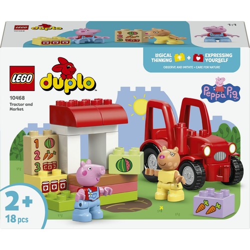 DUPLO® Świnka Peppa Ciągnik i rynek 10468 LEGO 1 sztuka