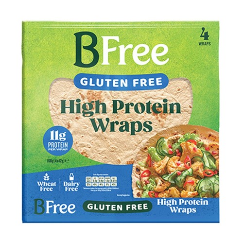  Wrapy proteinowe bez glutenu i nabiału   BFree 4 x 42 g