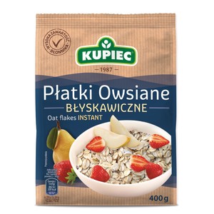 Płatki owsiane błyskawiczne Kupiec 400 g