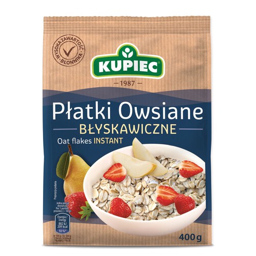 Płatki owsiane błyskawiczne Kupiec 400 g