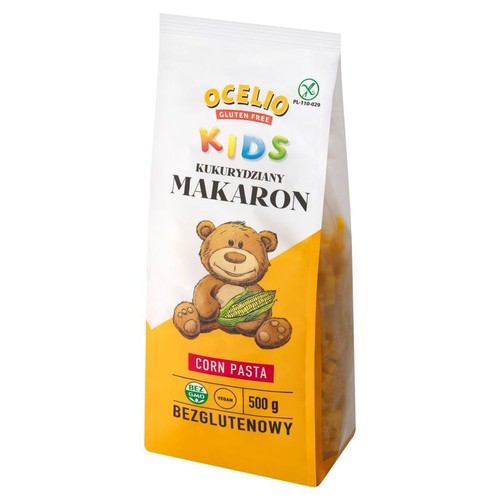 Makaron kukurydziany Kids bezglutenowy Ocelio 500 g