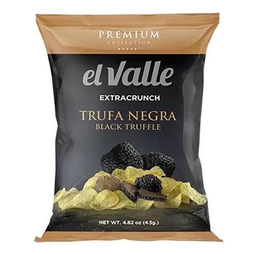 Chipsy o smaku czarnej trufli el Valle 45 g