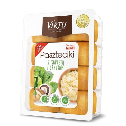 Paszteciki z kapustą i grzybami Virtu 250 g
