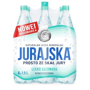 Naturalna woda mineralna lekko gazowana  Jurajska 1,5 l