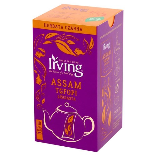 Herbata czarna liściasta assam tgfopi 10 x 4 g Irving 10 torebek
