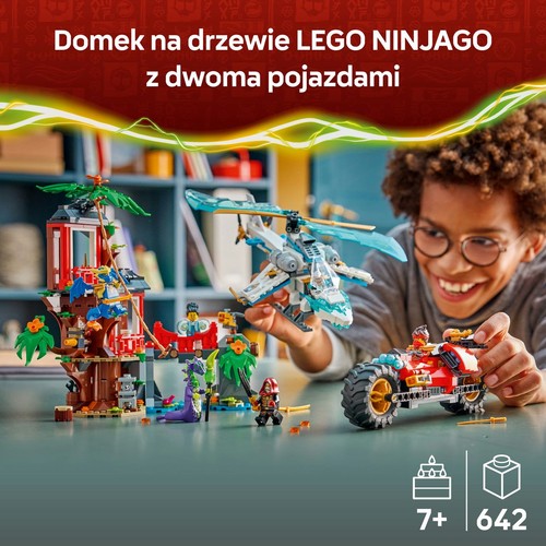 NINJAGO® Bitwa ninja: domek na drzewie z pojazdami 71857 LEGO 1 sztuka