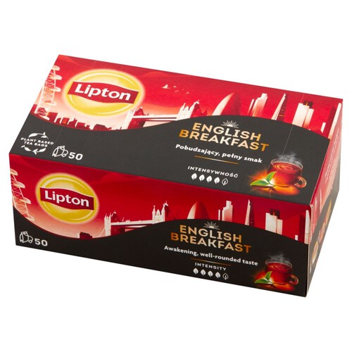 Herbata english breakfast  Lipton 50 x 2 g