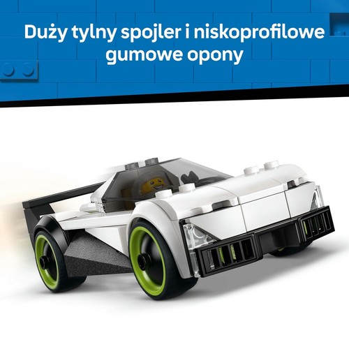 City Odrzutowiec kontra samochód 60489, zestaw z samolotem i samochodem LEGO 1 sztuka
