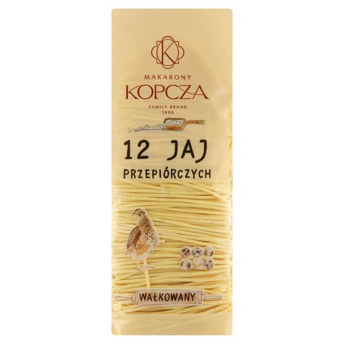 Makaron krajanka z jaj przepiórczych z kurkumą Animak 250 g