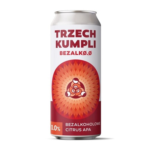 Piwo bezalkoholowe Citrus APA alk. 0,0% obj. Trzech Kumpli 500 ml