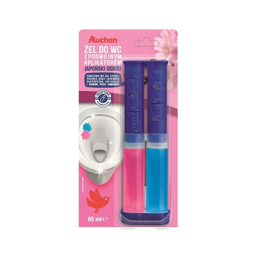 Żel do wc z podwójnym aplikatorem Auchan 65 ml
