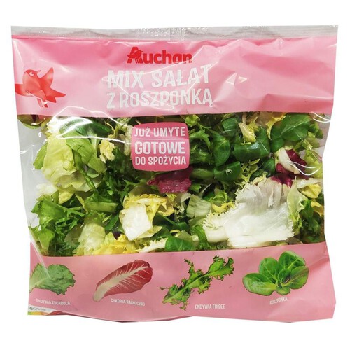 Mix sałat z roszponką Warzywa Auchan 120 g