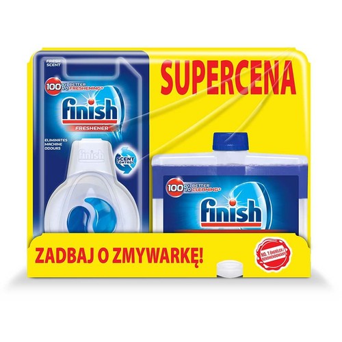 Płyn do czyszczenia zmywarki + Odświeżacz do zmywarki Regular Finish 250 ml