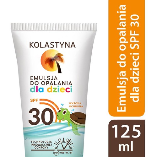 Emulsja do opalania dla dzieci SPF 30 Kolastyna 125 ml