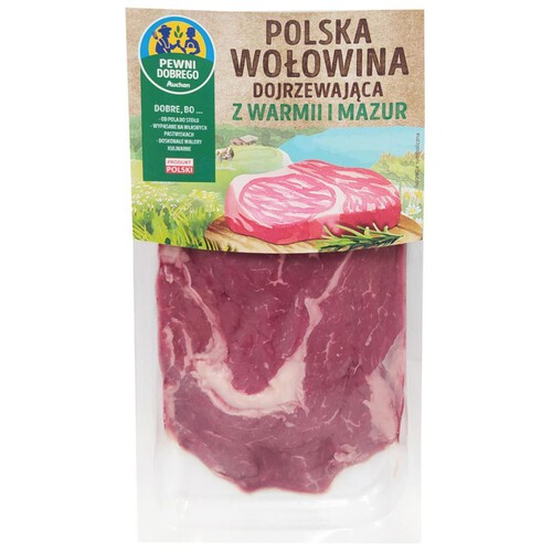 Stek z antrykotu wołowego bez kości Pewni Dobrego na wagę ok. 400 g