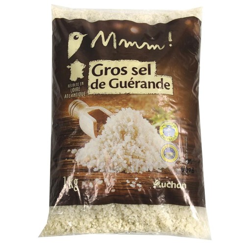 Sól z Guerande. gruboziarnista Auchan 1 kg