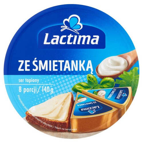 Ser topiony ze śmietanką  Lactima 140 g