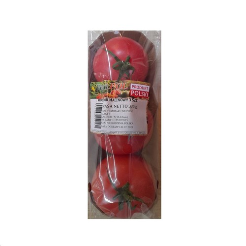 Pomidor malinowy tacka 3 sztuki Warzywa Auchan 330 g