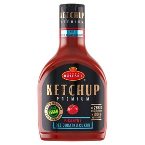 Ketchup Premium pikantny bez dodatku cukru  Roleski 425 g