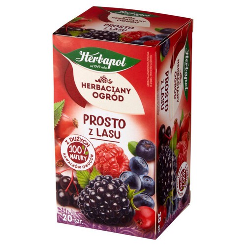 Herbaciany Ogród herbatka owocowo ziołowa owoce leśne Herbapol 750 ml