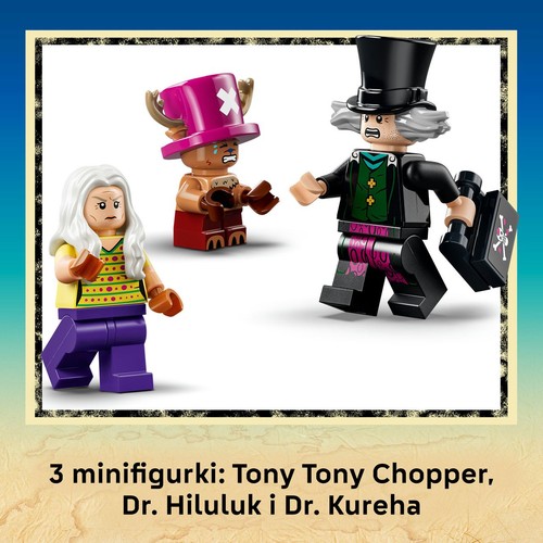 ONE PIECE Kryjówka doktora Hiluluka 75641 LEGO 1 sztuka