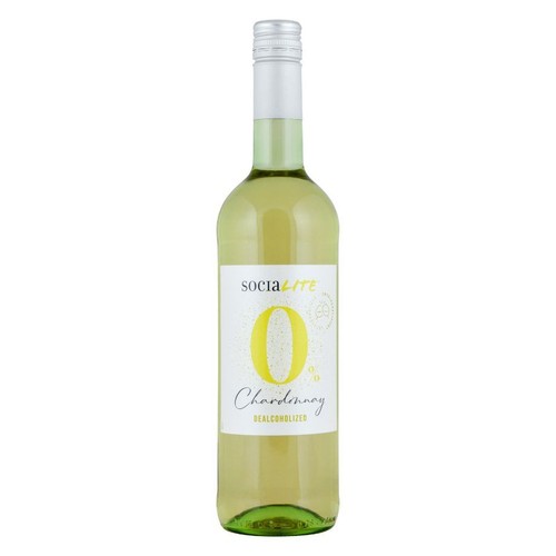 Wino białe bezalkoholowe Chardonnay  Socialite 750 ml