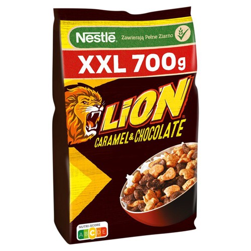 Płatki Lion o smaku karmelu i czekolady Nestle 700 g