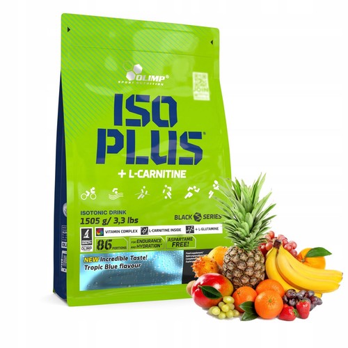 Izotonik Iso Plus owoce tropikalne Olimp 1505 g