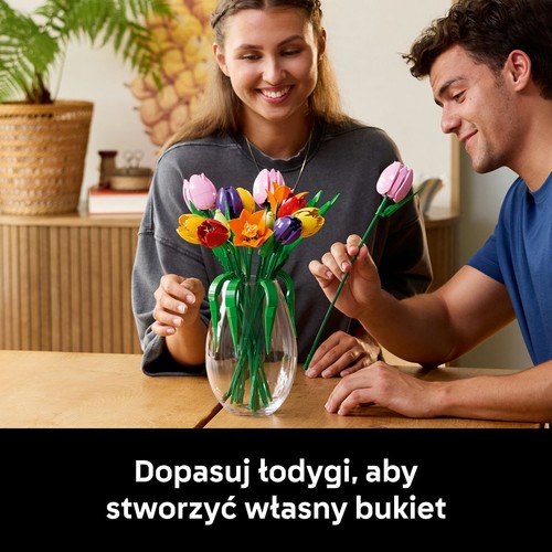 Botanicals Bukiet tulipanów 11501, dekoracja LEGO 1 sztuka