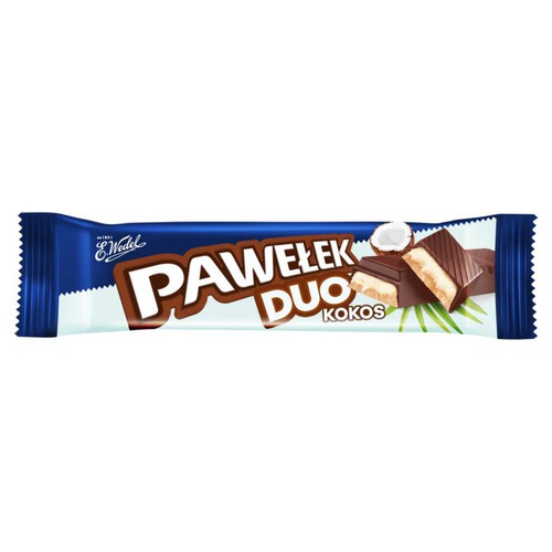 Pawełek Duo o smaku kokosowym E.Wedel 44 g