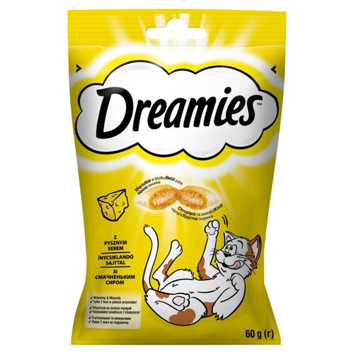 Przysmak dla kotów z serem Dreamies 60 g