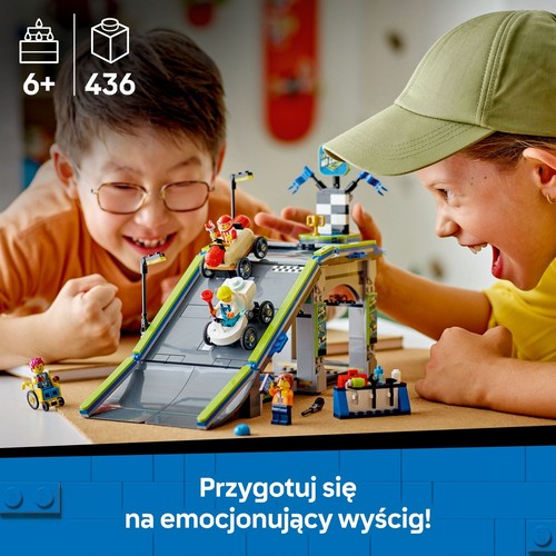 City Bez granic: tor z rampami dla wyścigówek 60460 LEGO 1 sztuka