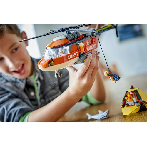 Zestaw konstrukcyjny City Helikopter straży przybrzeżnej 60503 LEGO 1 sztuka